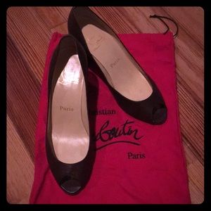 Christian Louboutin Peep Toe Heels